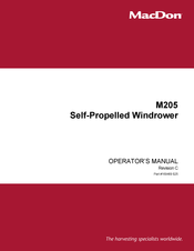 MacDon M205 2010 Operator's Manual