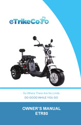 eTrikeCo ETR500HT 2022 Owner's Manual