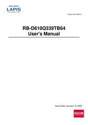 Rohm LAPIS Technology RB-D610Q339TB64 User Manual