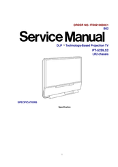 Panasonic PT-52DL52 Service Manual
