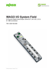 WAGO 765-1205/100-000 Product Manual