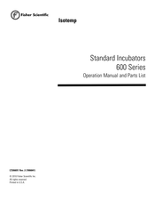 Fisher Scientific 6845 Operation Manual And Parts List