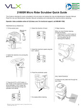 VLX 2180SR Quick Manual
