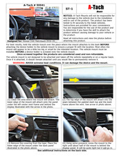 A-Tach Mounts ST-1 Instructions
