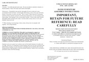 Agio 2127041 Assembly Instructions Manual