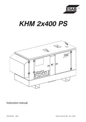 ESAB KHM 2x400 PS Instruction Manual