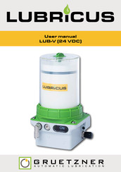 Gruetzner LUBRICUS LUB-V User Manual