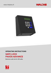 WALDIS PAXOS ADVANCE Operating Instructions Manual