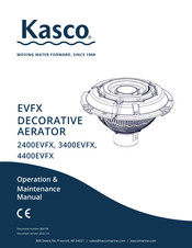 Kasco 3400EVFX Operation & Maintenance Manual