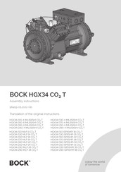 BOCK HGX34/150-4 ML CO2 T Assembly Instructions Manual
