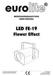 EuroLite LED FE-19 Flower Effect User Manual