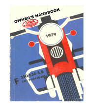 JAWA F 350/634-5,8 Owner's Handbook Manual