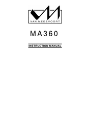 Van Medevoort MA360 Instruction Manual