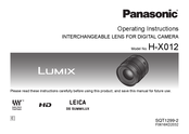 Panasonic 5025232847358 Operating Instructions Manual