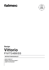 FALMEC Vittorio FIVIT34B6SS Instruction Booklet