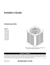 Trane A4AC4024A Installer's Manual