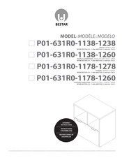 Bestar P01-631R0-1138-1260 Assembly Instructions Manual