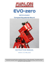 Avalon Instruments EVO-ZERO Instruction Manual