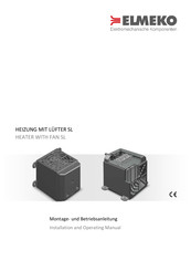 ELMEKO SL Installation And Operating Manual