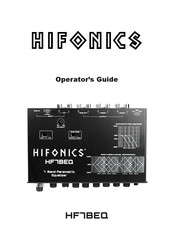 Hifonics HF7BEQ Operator's Manual