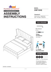 Furniture of America CM7164Q Assembly Instructions Manual