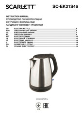 Scarlett SC-EK21S46 Instruction Manual