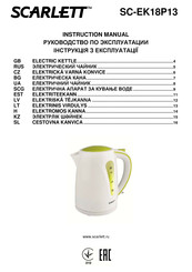 Scarlett SC-EK18P13 Instruction Manual