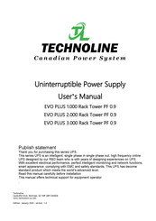 Technoline EVO PLUS 3.000 User Manual