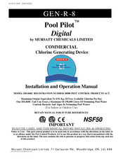 MURSATT Digital Pool Pilot GEN-R-8 Installation And Operation Manual