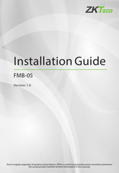 ZKTeco FMB-05 Installation Manual