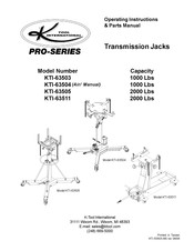 K-Tool KTI-63504 Operating Instructions & Parts Manual