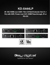 Key Digital KD-X444LP Operation Manual