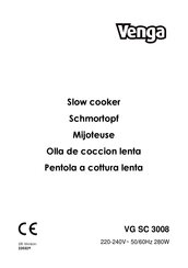 Venga VG SC 3008 Manual