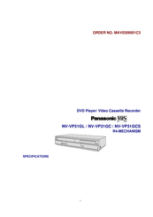 Panasonic NV-VP31GC Manual