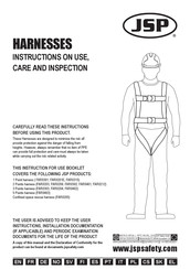 JSP FAR0303 Instructions On Use, Care And Inspection