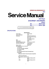 Panasonic DVD-RP62PC Service Manual