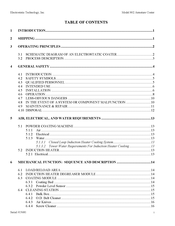Electrostatic Technology 802 Manual