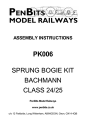 PenBits BACHMANN CLASS 24 Assembly Instructions Manual