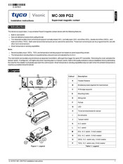 Tyco MC-309 PG2 Installation Instructions Manual