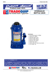 TradeQuip 2015 Owner's Manual