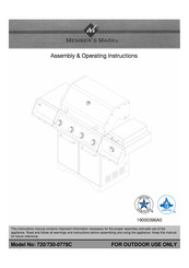Member's Mark 720-0778C Assembly & Operating Instruction
