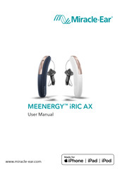 Miracle-Ear MEENERGY iRIC AX User Manual
