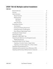 Cray T3E Installation Manual