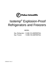 Fisher Scientific 20EFEEFSA User Manual
