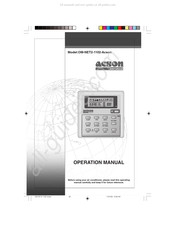 Acson international OM-NET2-1102-Acson Operation Manual