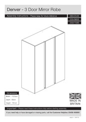 Denver 360/2546 Assembly Instructions Manual