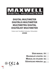 Maxwell Digital Multimeters 25304 User Manual
