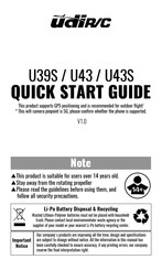 udir/c U39S Quick Start Manual