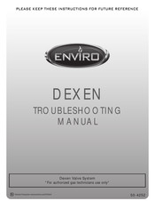 Enviro DEXEN 8K1N Troubleshooting Manual