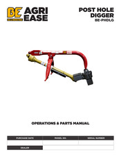 BE AgriEase BE-PHDLG Operation Manual